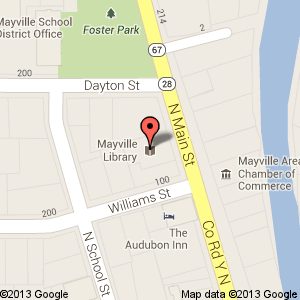 Map of Mayville 